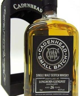 Dufftown-Glenlivet Scotch Single Malt 26 Year Bottled By Cadenhead For Sale