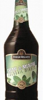 Hiram Walker Liqueur Creme de Menthe Green For Cheap