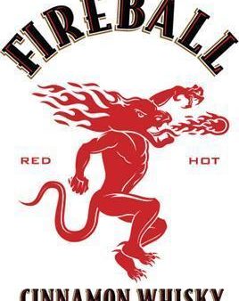 Fireball Cinnamon Whisky (10 Loose bottles of 50 ml) For Sale