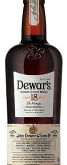 Dewar s Scotch 18 Year The Vintage For Sale