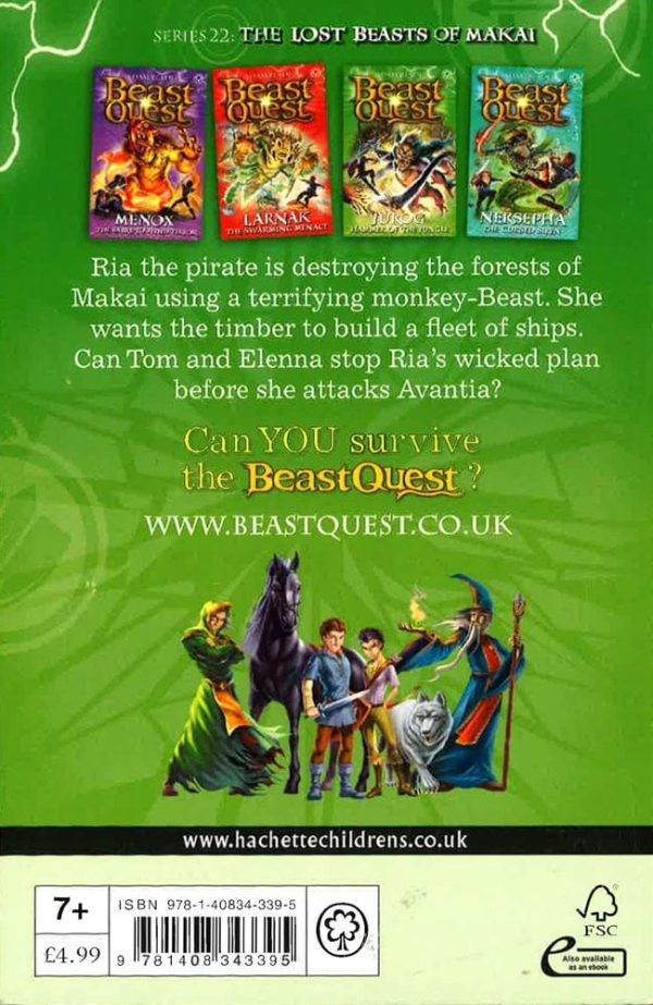 Beast Quest: Jurog, Hammer Of The Jungle: Series 22 Book 3 Fashion