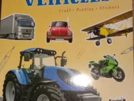 S Creative: Vehicles Activity Book Supply