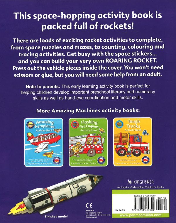 Amazing Machines: Roaring Rockets Activity Book on Sale